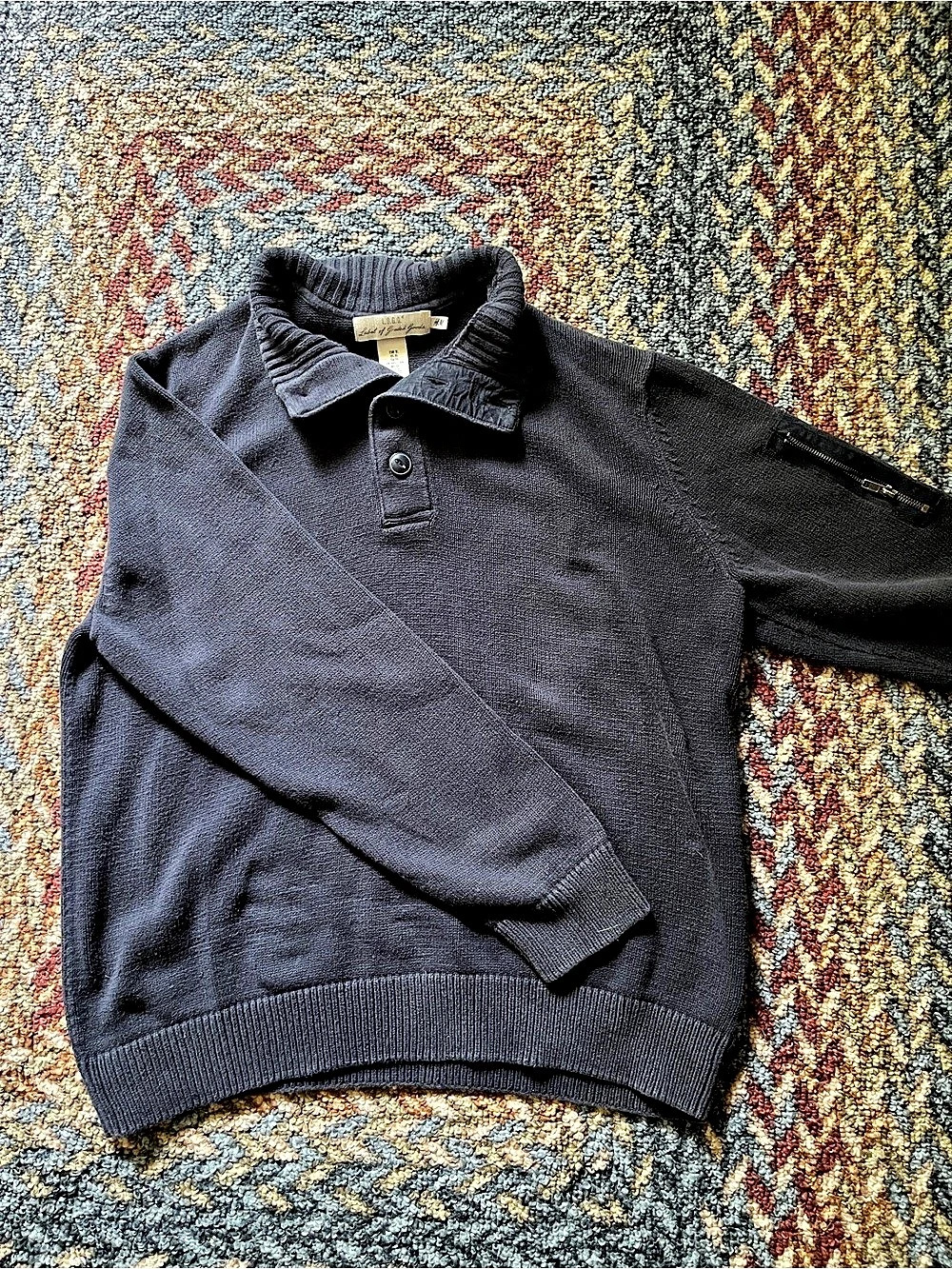 H&M L.O.G.G. Label of Graded Goods Men's Black Quarter-Zip Sweater XL